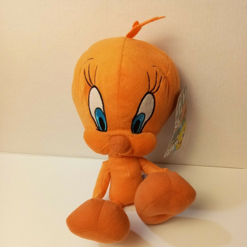 Tweety Bird Plush Orange New with Tags 14"